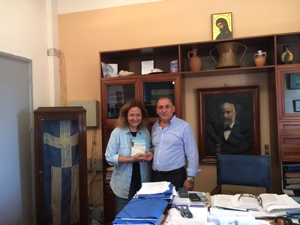 Συνάντηση του Δημάρχου Καλυμνίων με τη συγγραφέα Ρένα Ρώσση –Ζαΐρη