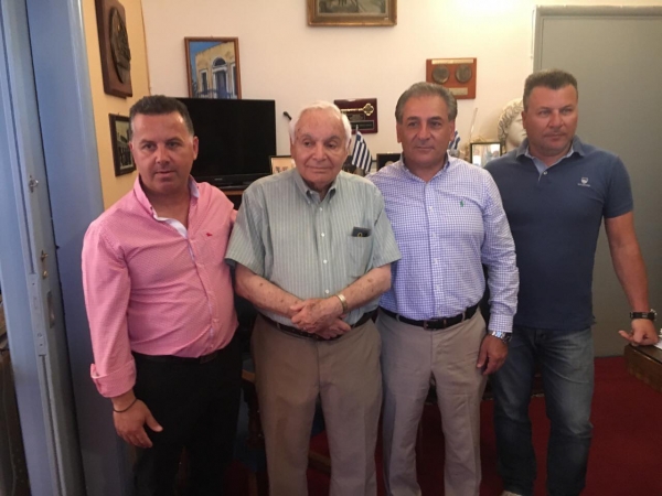 Επίσκεψη του Καλυμνιακής καταγωγής, πρώην μέλους της Βουλής των Αντιπροσώπων των ΗΠΑ, κου Μιχάλη Μπιλληράκη